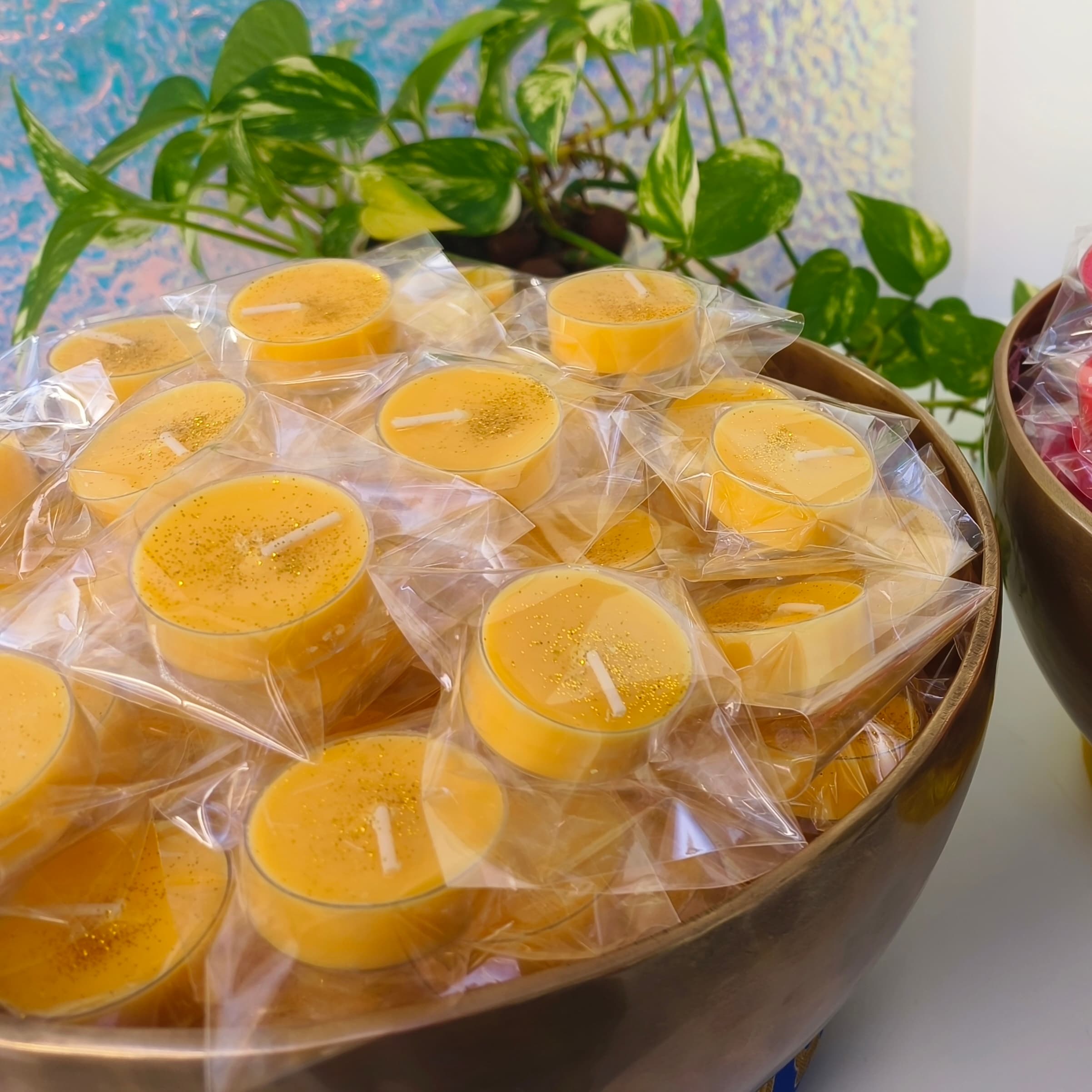 「宇宙豐盛能量」酥油燈(黃色 30個/盒)
