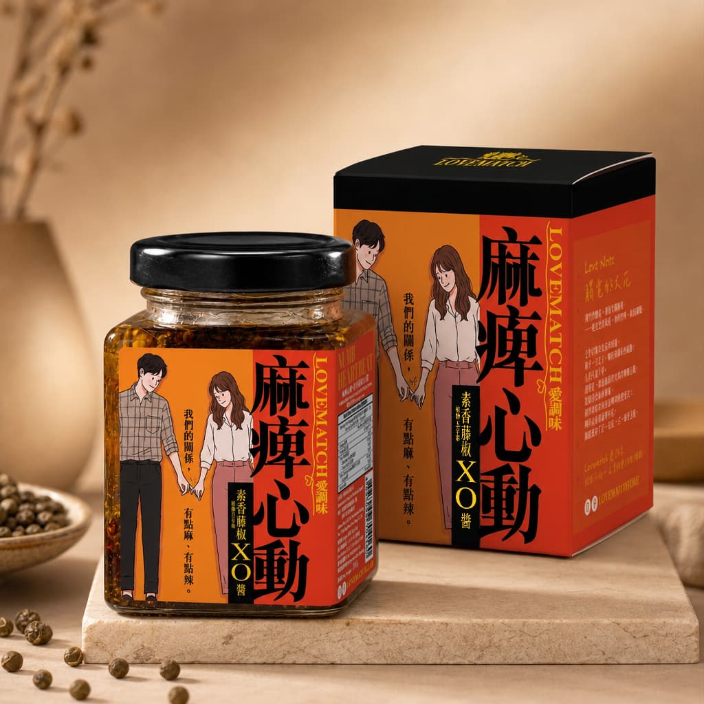 LOVEMATCH愛調味-麻痺心動· 素香藤椒XO醬
