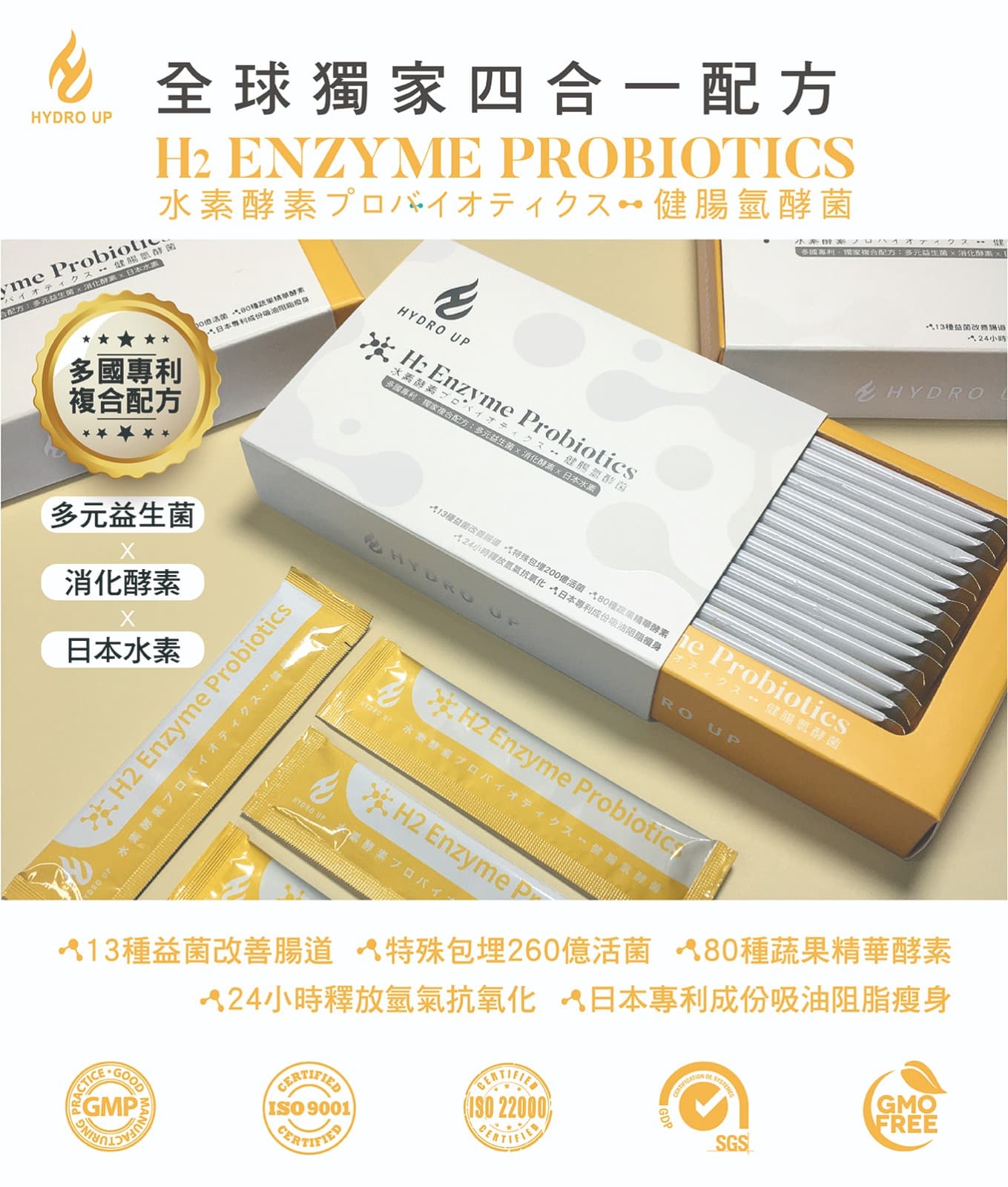 氫腸氫酵菌H2 Enzyme Probiotics
