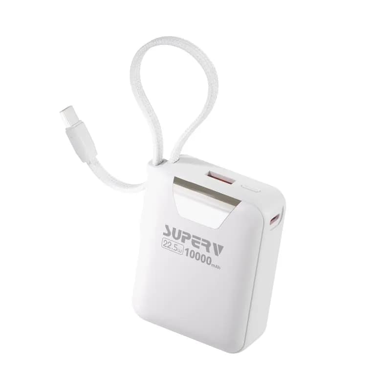 Superv Power15 10000mAh 22.5W便攜式移動電源【香港行貨】⚡CCC 二維碼版⚡白色