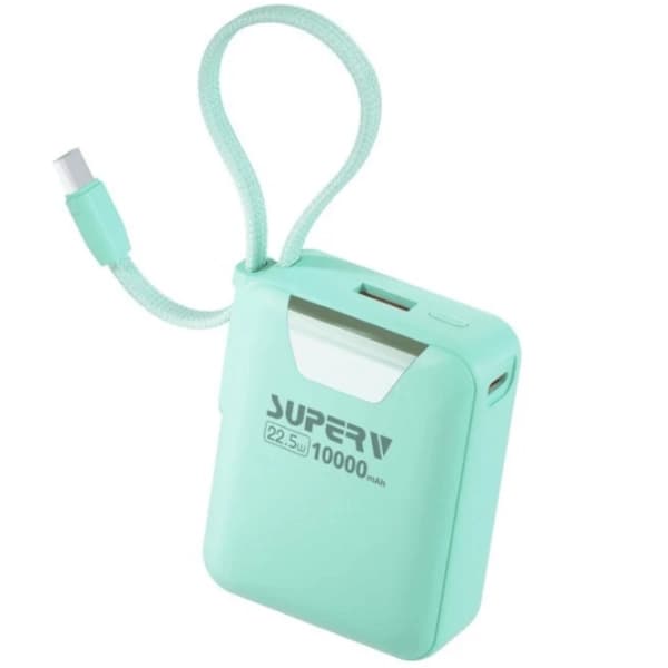 Superv Power15 10000mAh 22.5W便攜式移動電源【香港行貨】⚡CCC 二維碼版⚡綠色